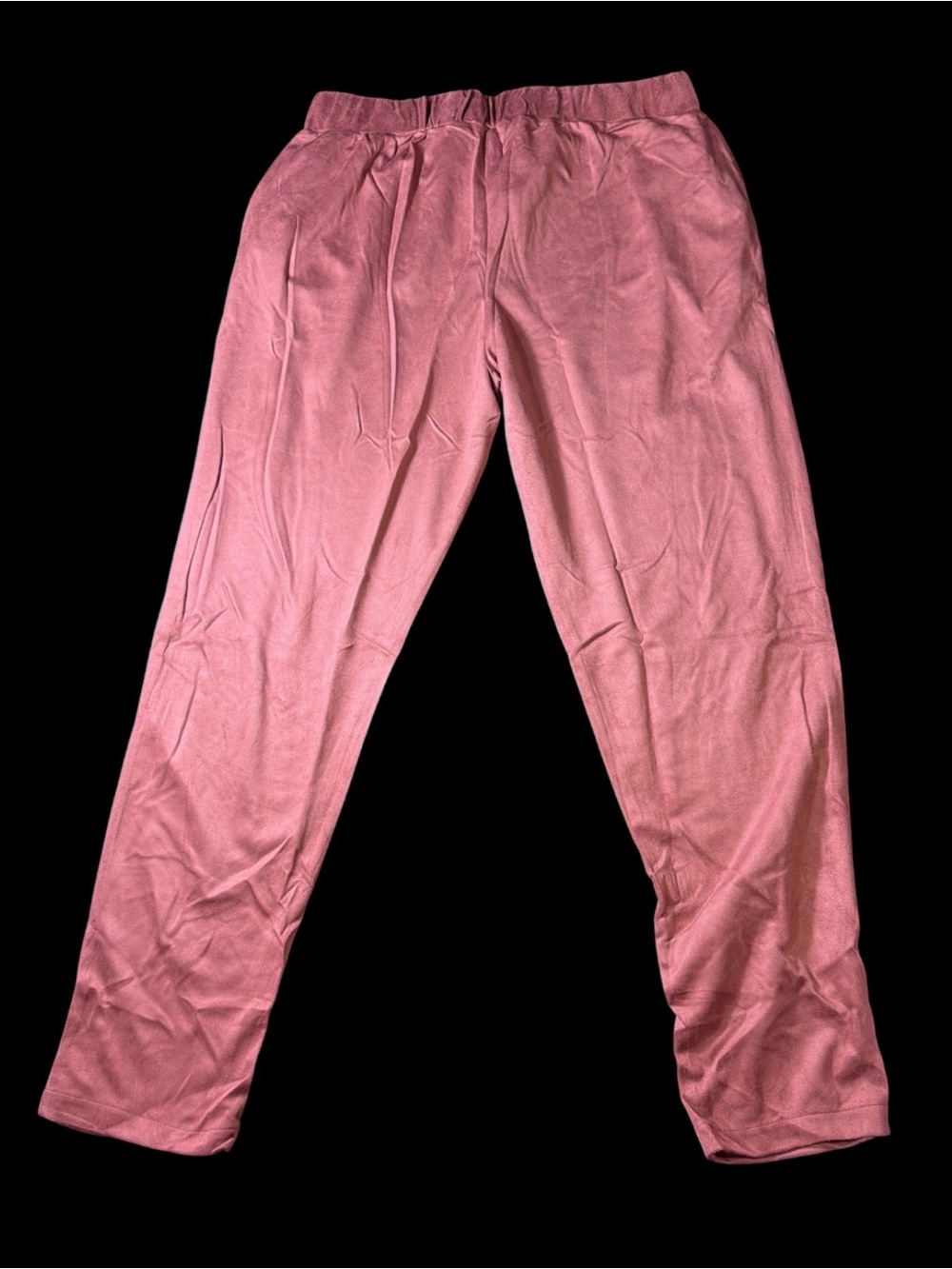 Zara Dusty Rose Short-Sleeve Top & Straight-Leg Pants - Picture 3 of 5